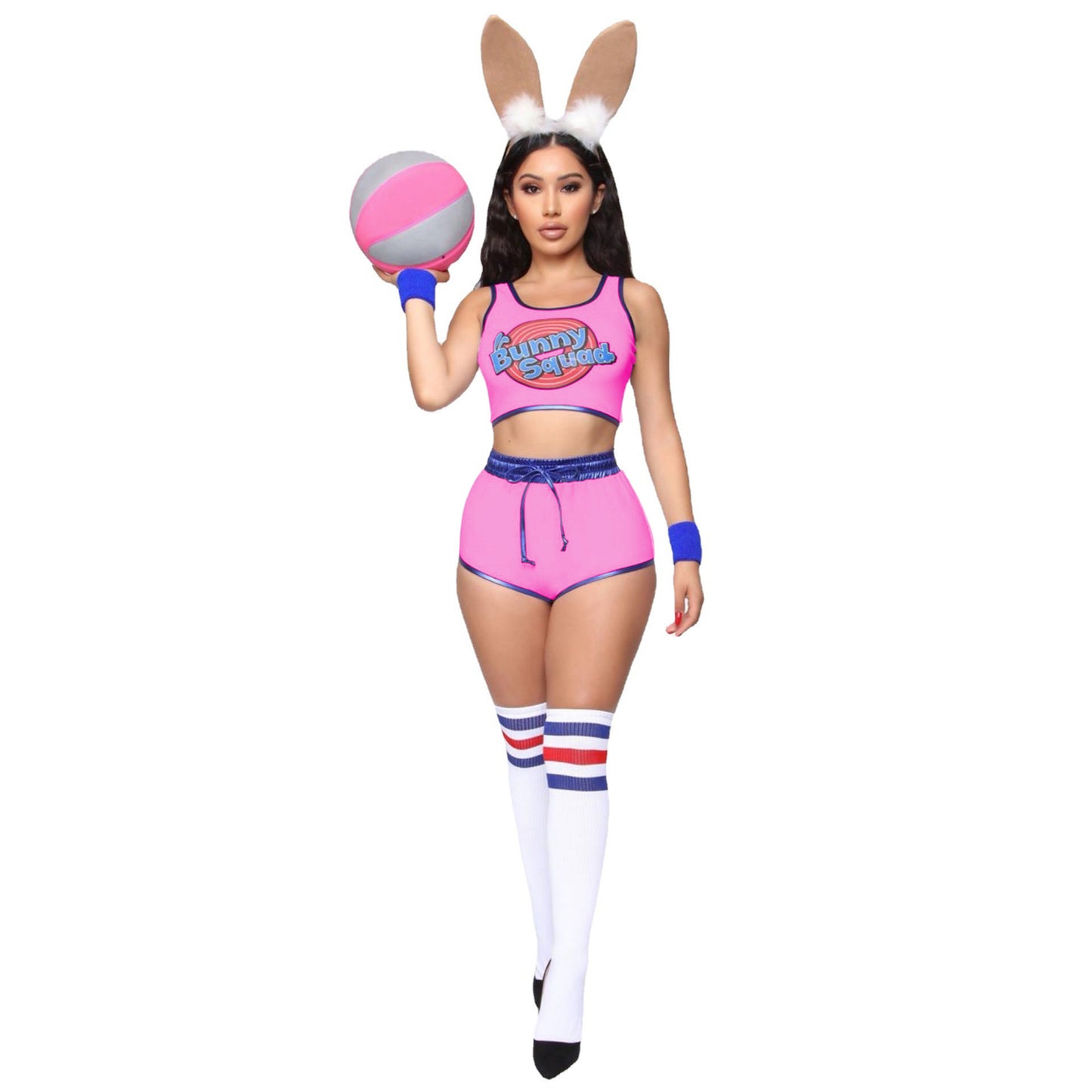 Sexy lady Bunny Costume Lola #10 Cosplay Basketball Jersey [4 Color Options]