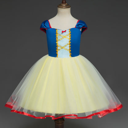 Little Girls Princess Dress Fancy Party Fancy Dress Up Outfit Cosplay Costume