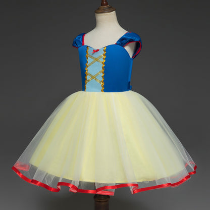 Little Girls Princess Dress Fancy Party Fancy Dress Up Outfit Cosplay Costume