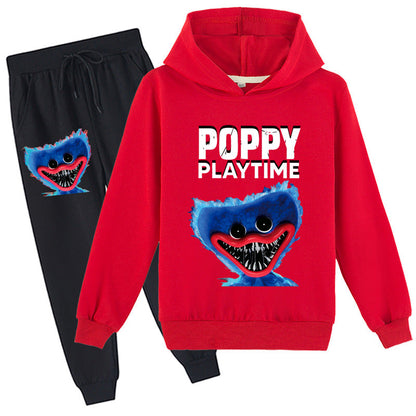 Kids Huggy Wuggy Hoodie and Pants Poppy Playtime Fashion Outfit