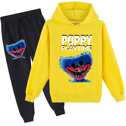 Kids Huggy Wuggy Hoodie and Pants Poppy Playtime Fashion Outfit