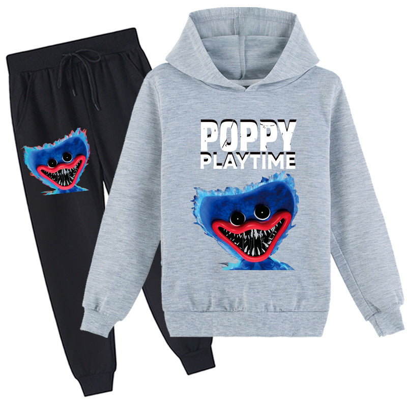Kids Huggy Wuggy Hoodie and Pants Poppy Playtime Fashion Outfit