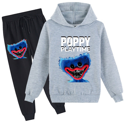 Kids Huggy Wuggy Hoodie and Pants Poppy Playtime Fashion Outfit