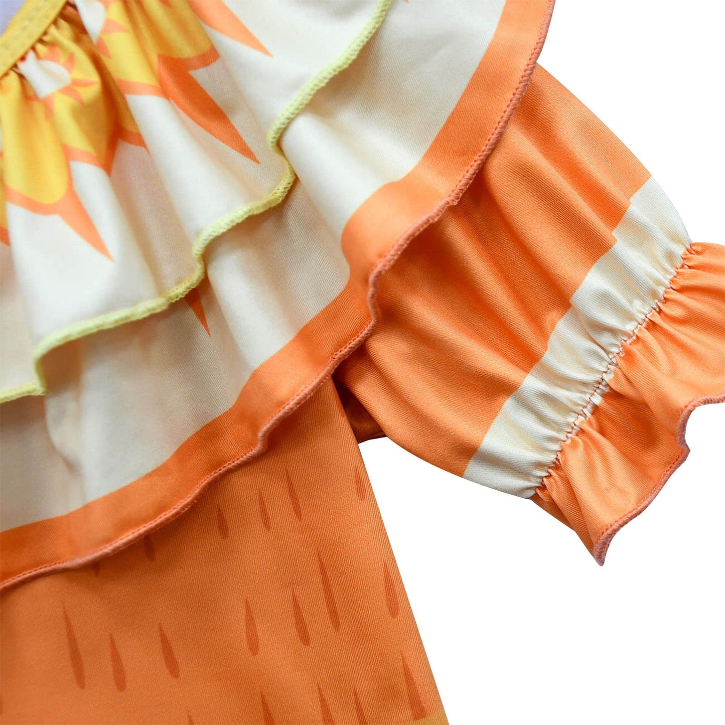 Girls Pepa Dress Fancy Pepa Madrigal Party Cosplay Outfit for Kids Halloween Costume