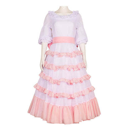 Princess Ariel Dress Little Mermaid Ariel Costume Adult Pink Layered Princess Dress