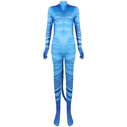 Neytiri Jumpsuit The Way of Water Na'vi Costume Adult Bodysuit Pandora World Outfit