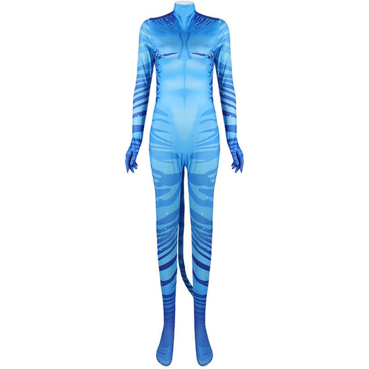 Neytiri Jumpsuit The Way of Water Na'vi Costume Adult Bodysuit Pandora World Outfit