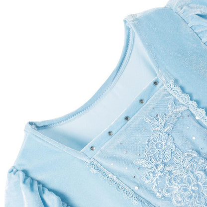 Kids Cinderella Dress Party Birthday Dress Up Princess Dress Halloween Costumes