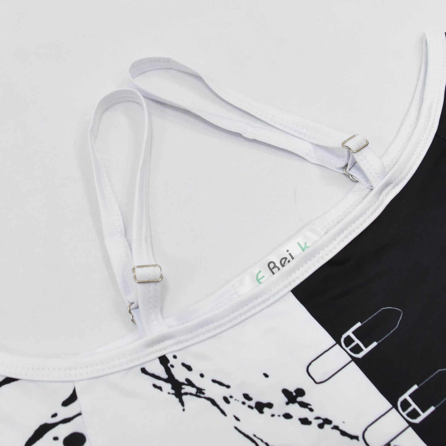 Kids Black and White Costume Cosplay Dress for Halloween Party Masquerade