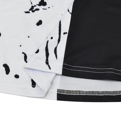 Kids Black and White Costume Cosplay Dress for Halloween Party Masquerade