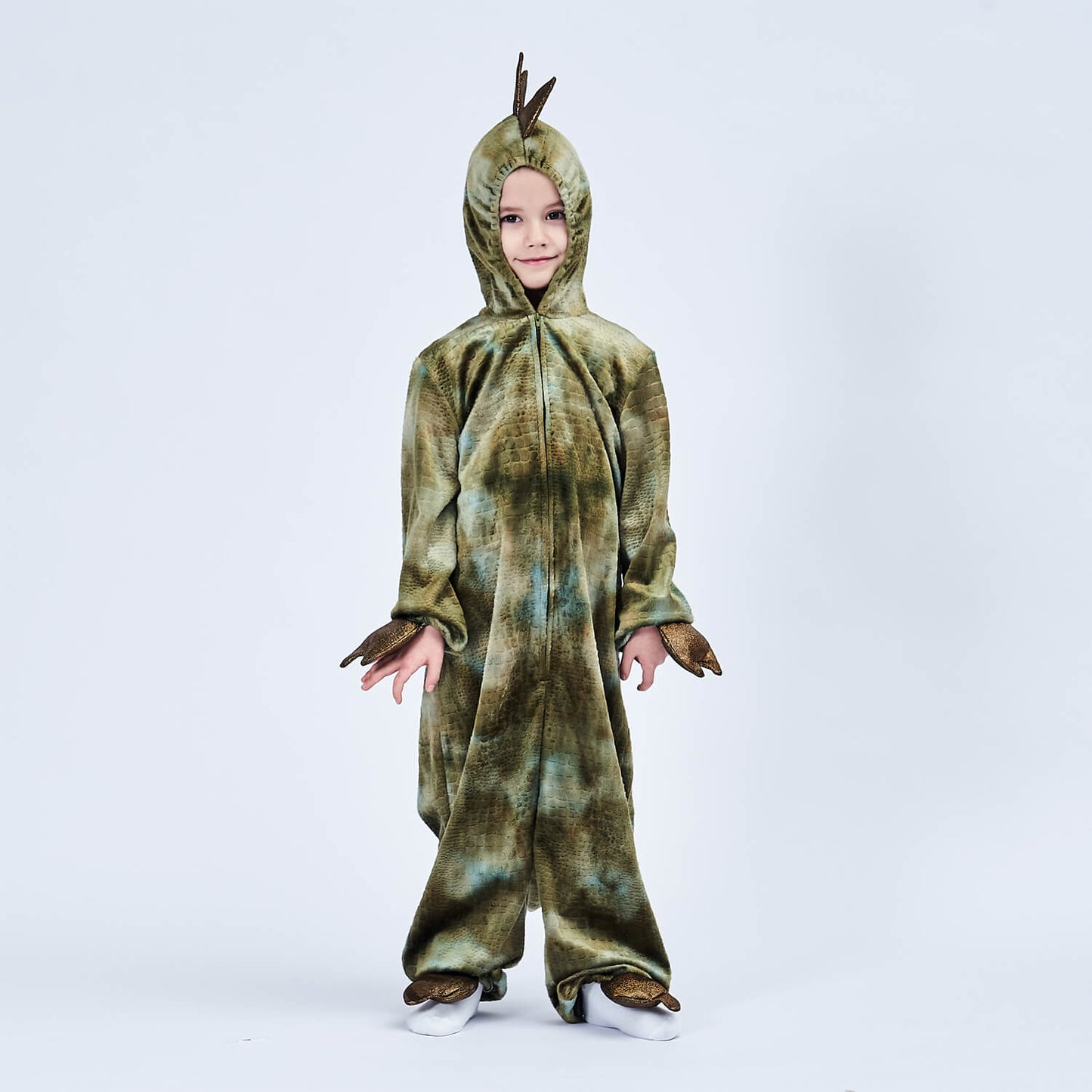 Kids Dinosaur Costume Halloween Monster Cosplay Dress Up for Boys Girls