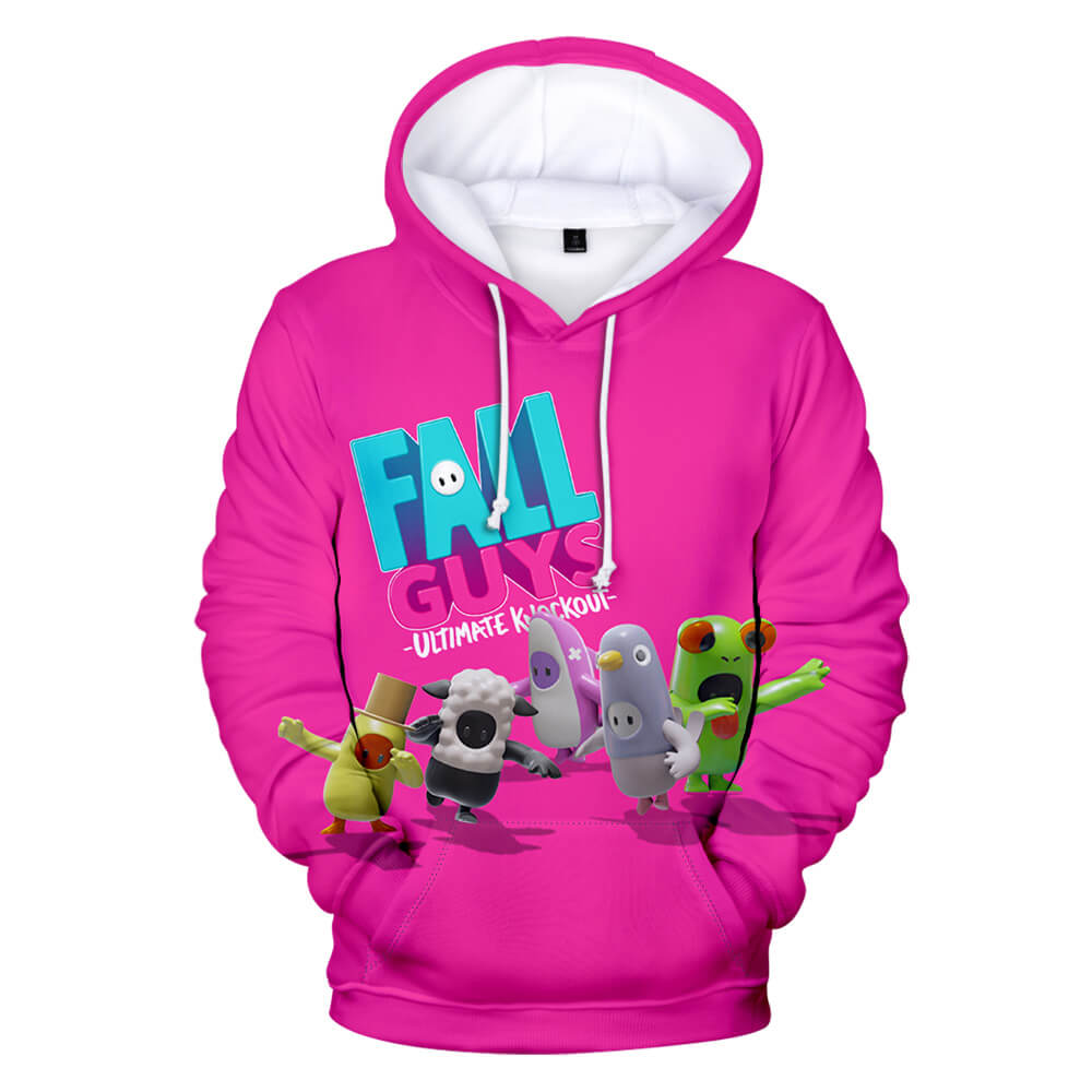 Fall Guys Hoodie Ultimate Knockout Unisex Fall Guys Video Game Sweatshirt Adults/Youth