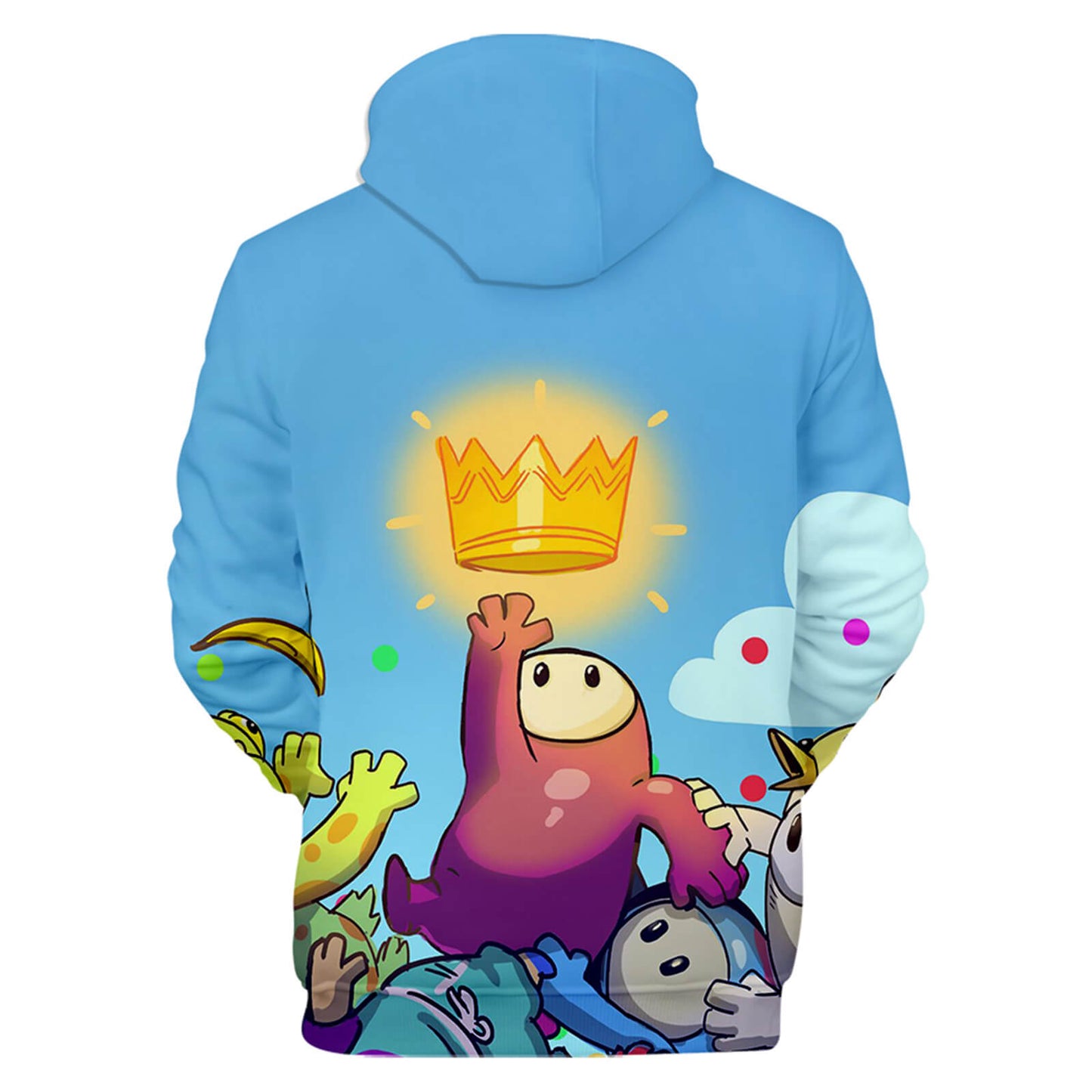 Fall Guys Hoodie Ultimate Knockout Unisex Fall Guys Video Game Sweatshirt Adults/Youth