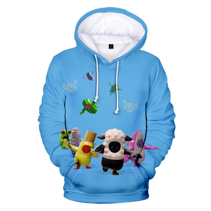 Fall Guys Hoodie Ultimate Knockout Unisex Fall Guys Video Game Sweatshirt Adults/Youth