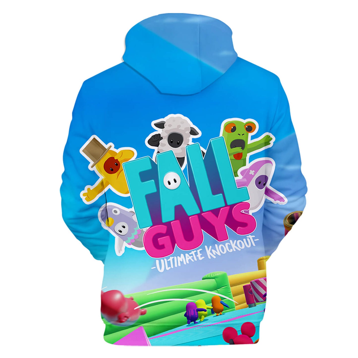 Fall Guys Hoodie Ultimate Knockout Unisex Fall Guys Video Game Sweatshirt Adults/Youth