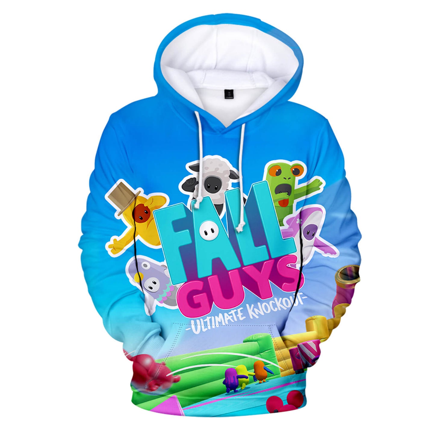 Fall Guys Hoodie Ultimate Knockout Unisex Fall Guys Video Game Sweatshirt Adults/Youth