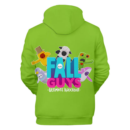 Fall Guys Hoodie Ultimate Knockout Unisex Fall Guys Video Game Sweatshirt Adults/Youth