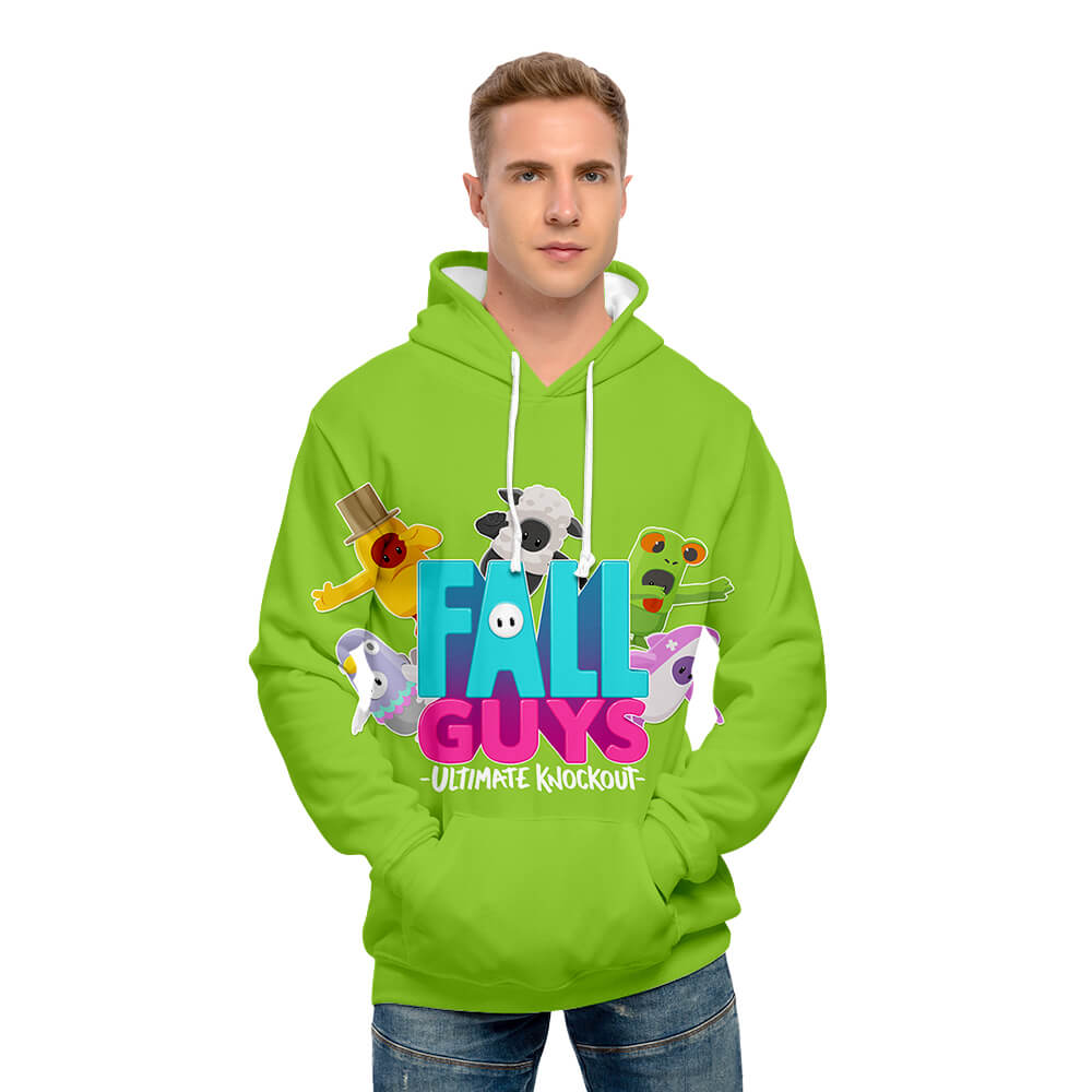 Fall Guys Hoodie Ultimate Knockout Unisex Fall Guys Video Game Sweatshirt Adults/Youth