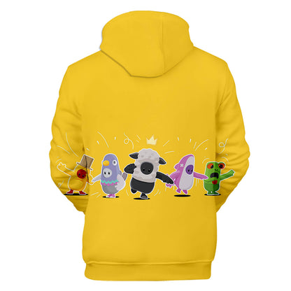Fall Guys Hoodie Ultimate Knockout Unisex Fall Guys Video Game Sweatshirt Adults/Youth