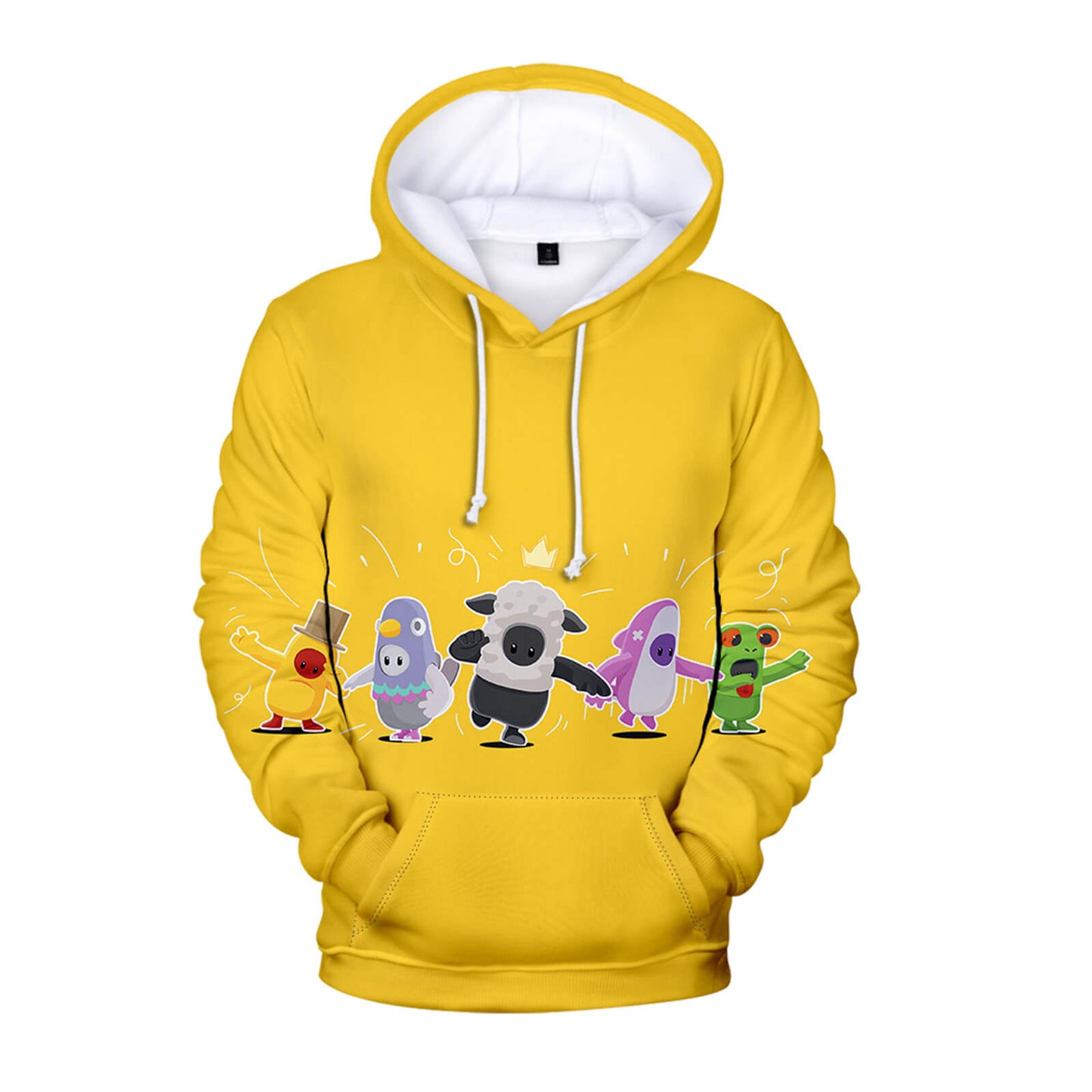 Fall Guys Hoodie Ultimate Knockout Unisex Fall Guys Video Game Sweatshirt Adults/Youth