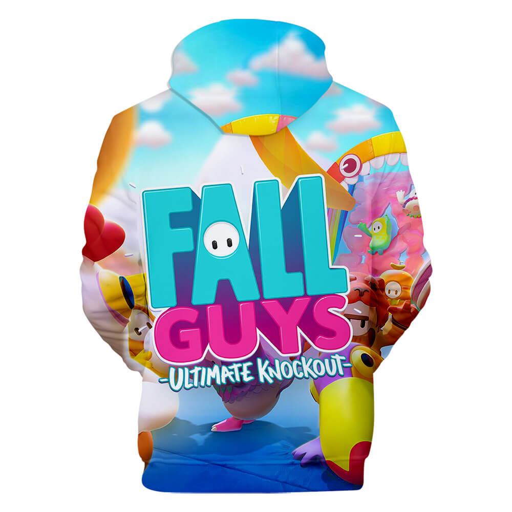 Fall Guys Hoodie Ultimate Knockout Unisex Fall Guys Video Game Sweatshirt Adults/Youth