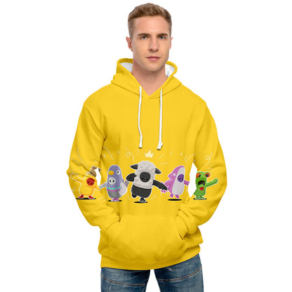 Fall Guys Hoodie Ultimate Knockout Unisex Fall Guys Video Game Sweatshirt Adults/Youth