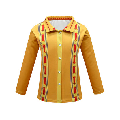 Kids Madrigal Costumes Long Sleeve Tops Pants Full Set