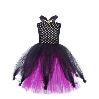 Girls Ursula Costume Little Mermaid Sea Witch Ursula Tutu Dress