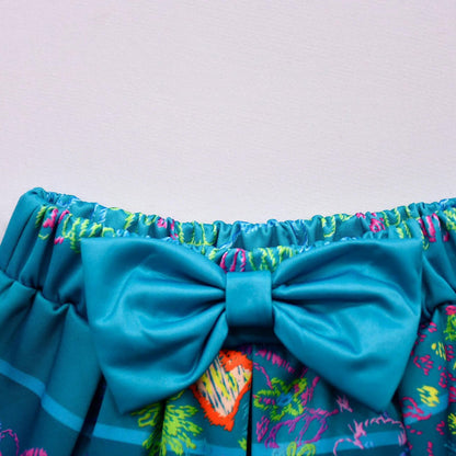 2PCS Mirabel Madrigal Costume Mirabel Cosplay T-shirt and Skirt with Bag For Girls Age 3 and UP