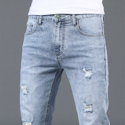 Ryan Gosling's Demin Vest 2023 Casual Sleeveless Ripped Jean Vest for Halloween Cosplay