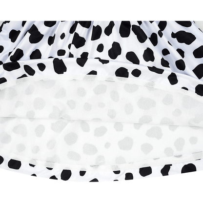 Kids Black and White Dress Fashion Costume For Girls Halloween Cosplay