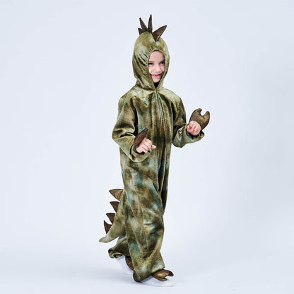 Kids Dinosaur Costume Halloween Monster Cosplay Dress Up for Boys Girls