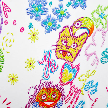 Kids Mirabel Madrigal Cosplay Dress Puff Sleeve High Waist Cosplay Outfit Party Costume