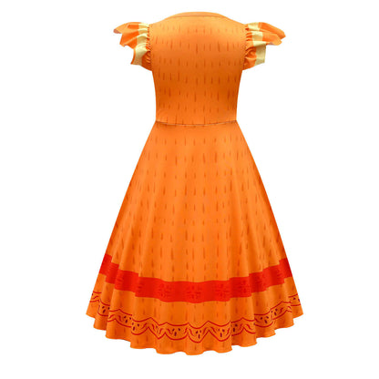 Kids Pepa Madrigal Dress High Low Fashion Princess Dress Cosplay Costume Halloween Outfits for Girls
