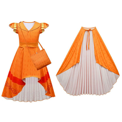 Kids Pepa Madrigal Dress High Low Fashion Princess Dress Cosplay Costume Halloween Outfits for Girls