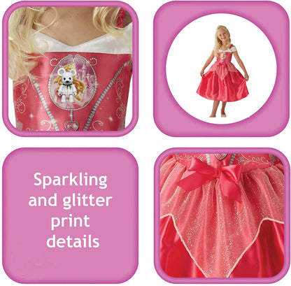 Princess Dress Fairy Tale Constume Girls Party Outfit Halloween Birthday Cosplay Suit