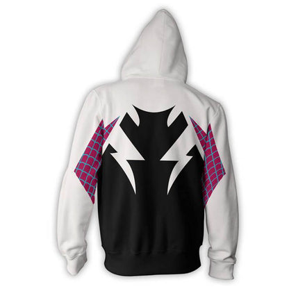 Adult Gwen Hoodie Unisex Long Sleeve Zip-up Pullover Plus Size Sweatshirt