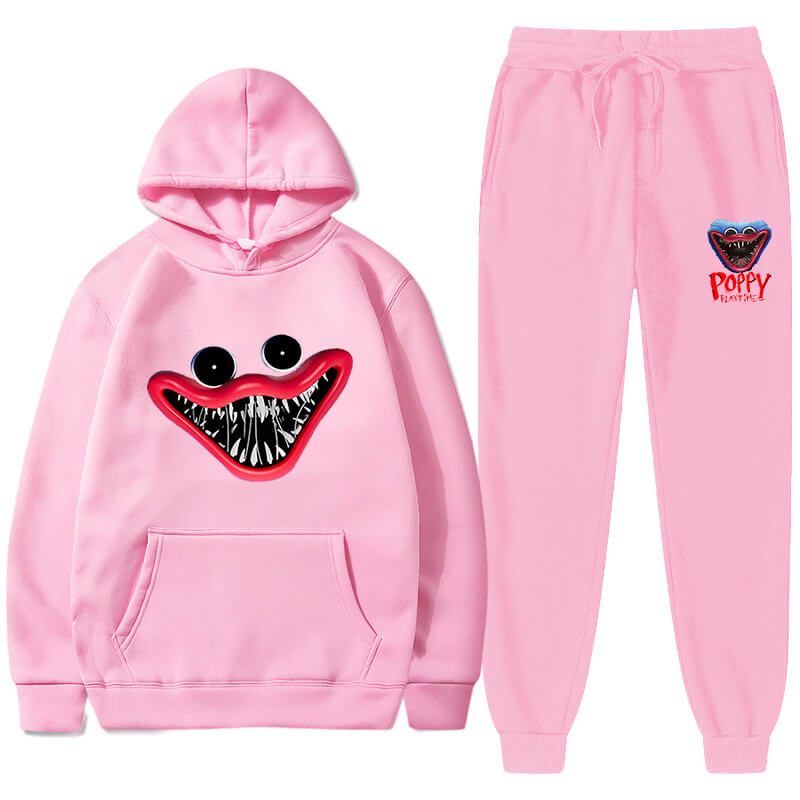 Adult Fashion Huggy Wuggy Costume 2Pcs Hoddie and Pants Unisex Poppy Playtime Costume