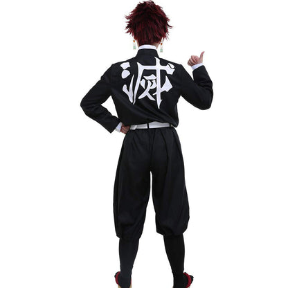 Black Corps Uniform Pillar Corps Costume Halloween Cosplay Outfit Full Set