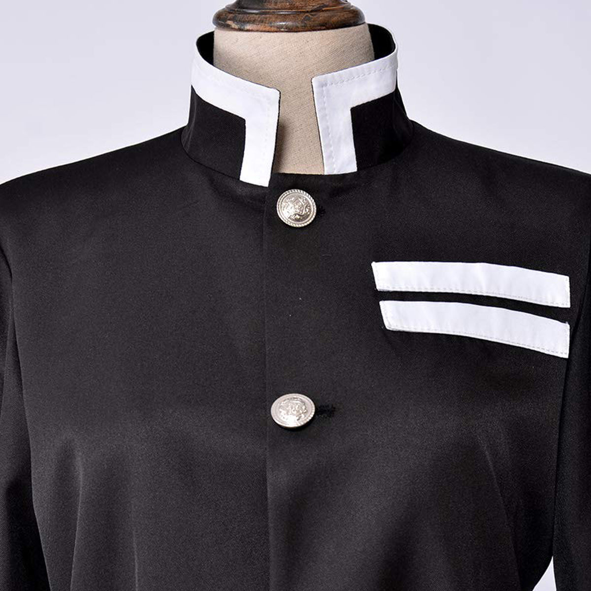 Black Corps Uniform Pillar Corps Costume Halloween Cosplay Outfit Full Set