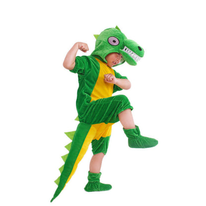 Kids Dinosaur Cosplay Outfit Jurassic World Dino Costume Dragon Fancy Dress for Toddler Kids