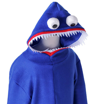 Kids Poppy Playtime Costume Huggy Wuggy Cosplay Outfit with Shoes Gloves for Boys and Girls