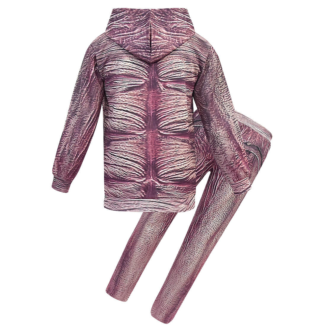 Kids Demogorgon Costume Hoodie Pants Halloween Cosplay Full Set