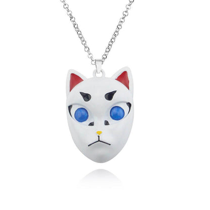 Tanjiro Kamado Necklace with Pendant Alloy Nezuko Necklace Cosplay Accessory for Men Women Boys Girls