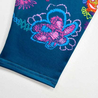 Kids Mirabel Madrigal Cosplay Outfit Long Sleeve Shirt and Pants Set for Halloween