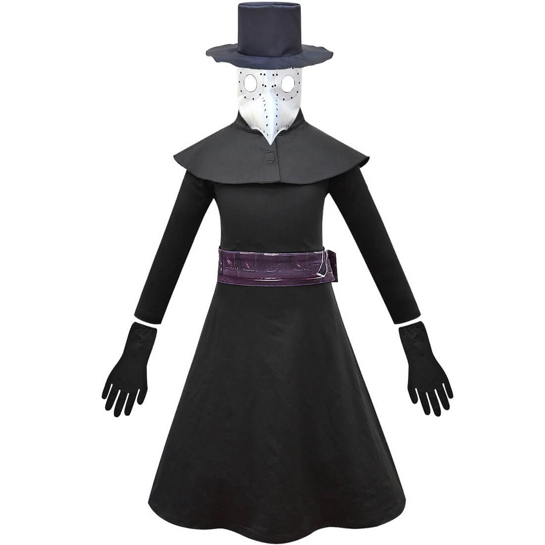 Kids Plague Doctor Costume for Kids Black Death Doctor Costume