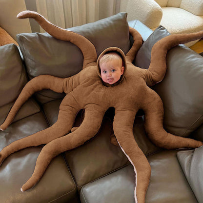 Infant Octopus Costume Giant Wearable Baby Newborn Octopus Costume Stuffed Animal Costume
