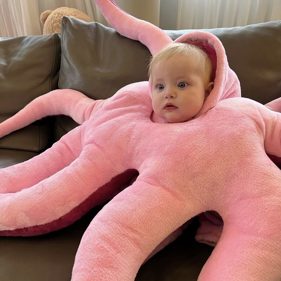 Infant Octopus Costume Giant Wearable Baby Newborn Octopus Costume Stuffed Animal Costume