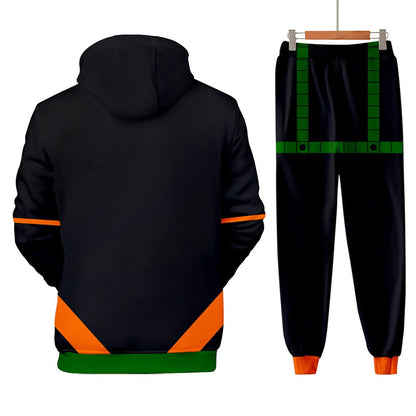 My Hero Academia Costumes Japanese Manga Hoodie and Pants Halloween Cosplay Outfit