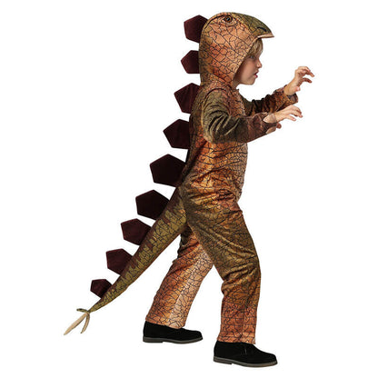 Kids Dinosaur Costumes Stegosaurus Triceratops Cosplay Outfit for Boy Girls Halloween Role Play